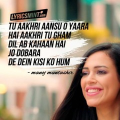 Humnava Mere Song Jubin Nautiyal Manoj Muntashir Rocky - Shiv Bhushan Ku