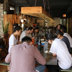 Trying to say hello in Korean but House music keeps playing