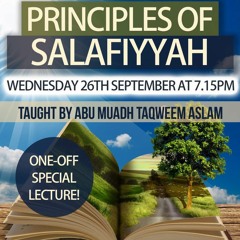 PRINCIPLES OF SALAFIYYAH
