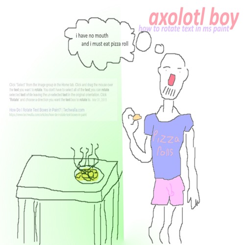 Stream how to rotate text in ms paint by axolotl boy listen online