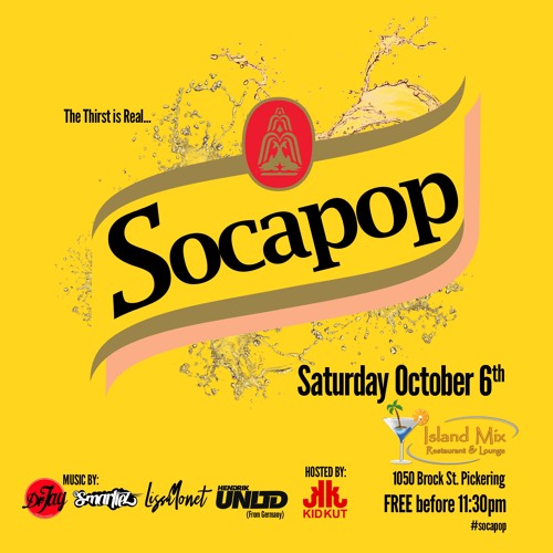 SOCA POP - Mixed by HENDRIK UNLTD - Hosted by DR. JAY & KID KUT