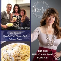 The ByLines: MMK EP5 with Cardigan Man - Italy - And Thyme-Chile Celeriac Spaghetti - Jazz