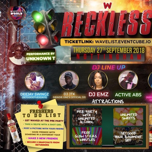 Deejay Swingz Live at #Reckless Nottingham Snap- Deejayswingz