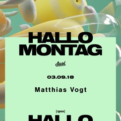 Matthias Vogt @ Hallo Montag Open Air #19 (03.09.2018)
