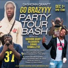 Dashonn Qrantt Official GoBrazyyy Party Tour Jersey Club Promo