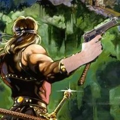 isaac thoroughly inspects the barrel of his loaded pistol to ensure there is no lint buildup inside