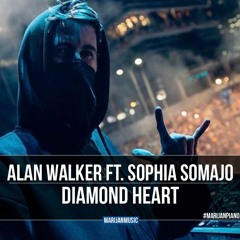Alan Walker ft. Sophia Somajo - Diamond Heart | Marijan Piano Cover