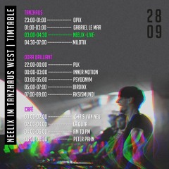 Neelix im Tanzhaus West - AM to PM Livemitschnitt Café 4-6  Uhr
