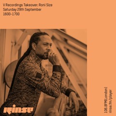 V Recordings Takeover: Roni Size - Saturday 29th September