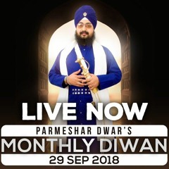 Full Diwan | Parmeshar Dwar's Monthly Diwan | 29 SEP 2018 | Dhadrianwale (1)