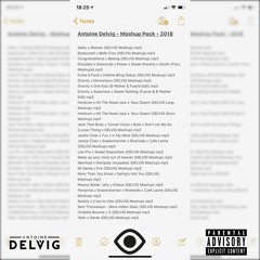 Antoine Delvig - Mashup Pack 2018