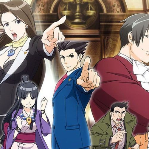 ace attorney sitting on clouds