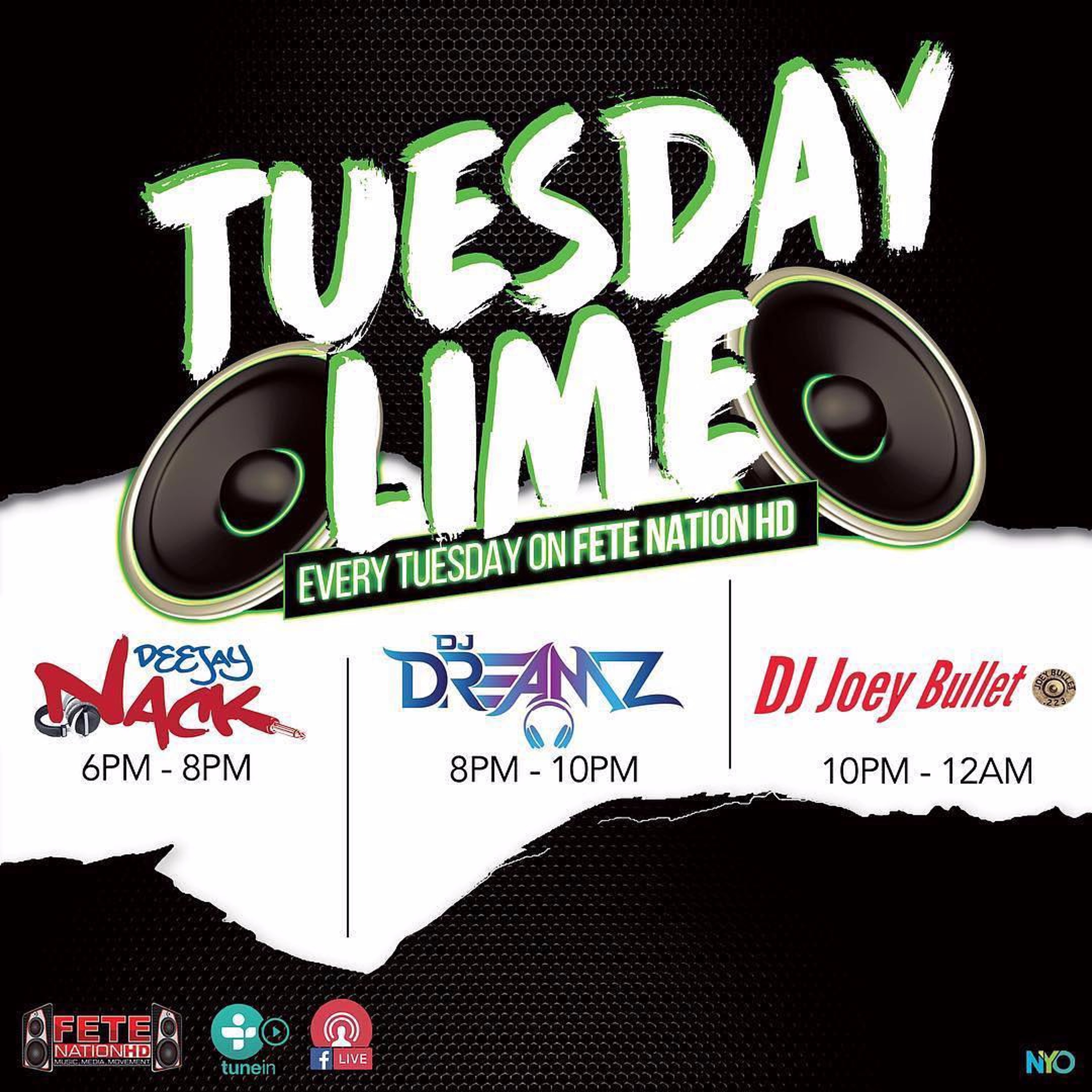 Dj Dreamz Live On Fete Nation Every Tuesday...10-2-18...Episode 5 episode artwork