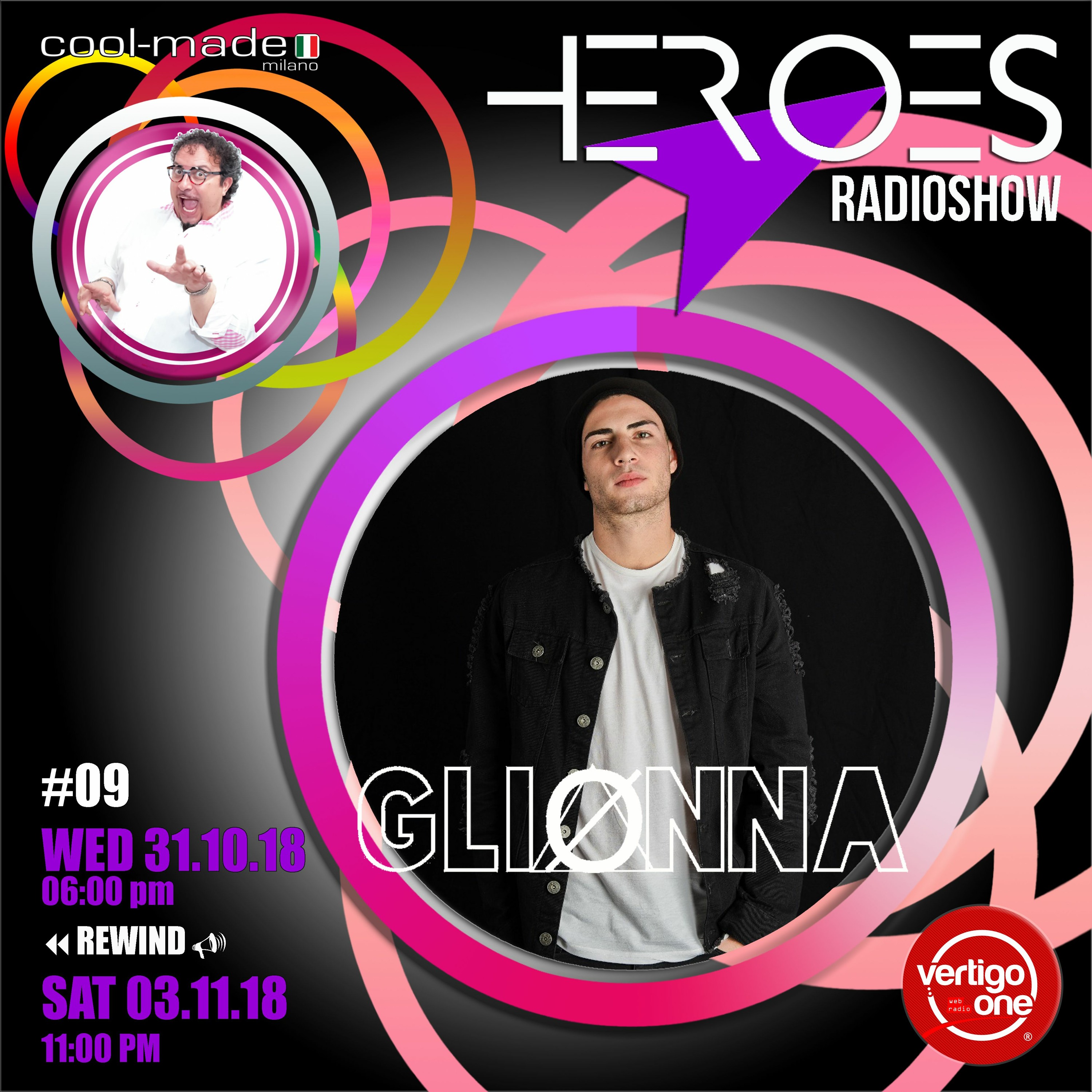 #09#05/2018-19> HEROES RadioShow - Special Guest GLIONNA episode artwork