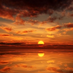 sunrise over the golden way
