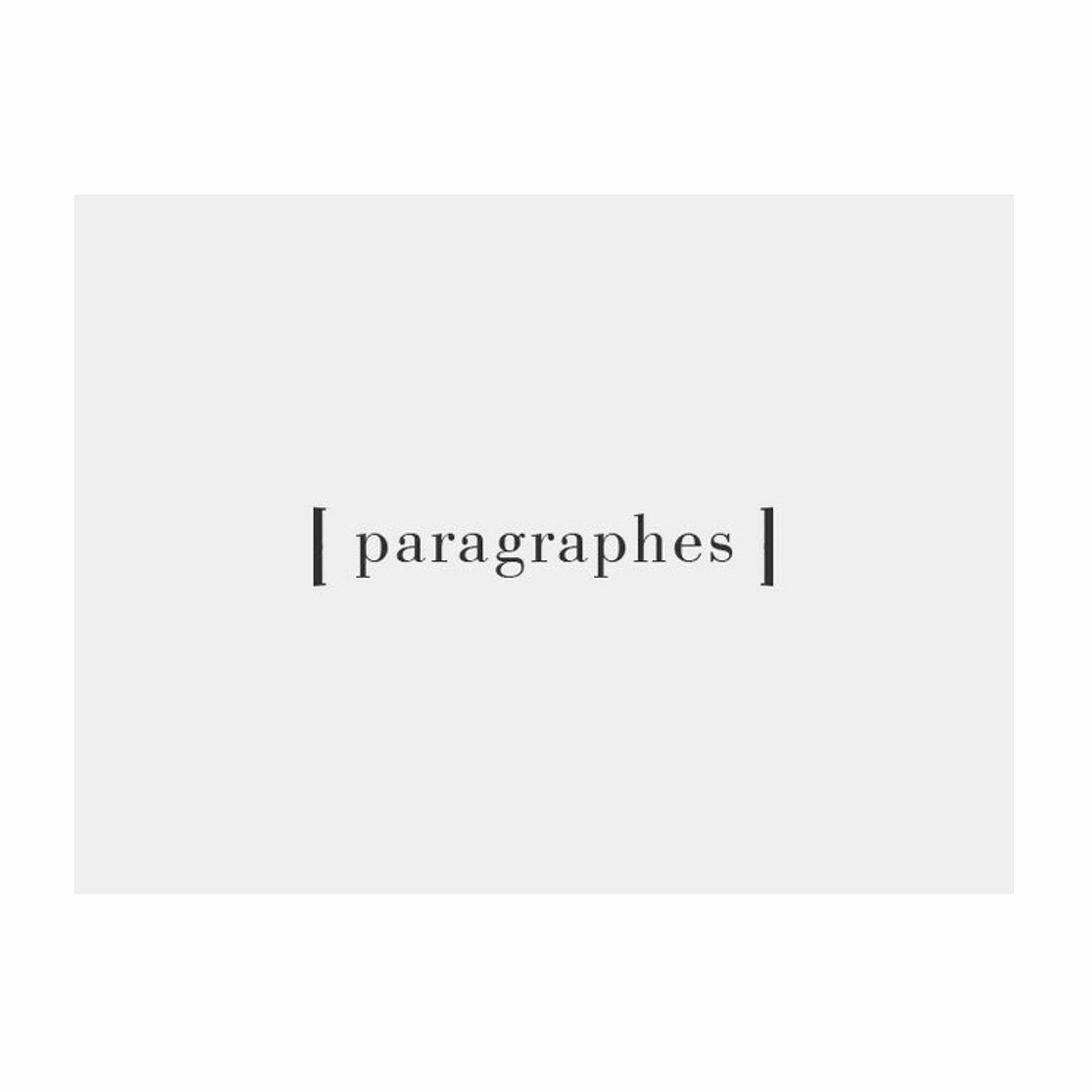 Paragraphes