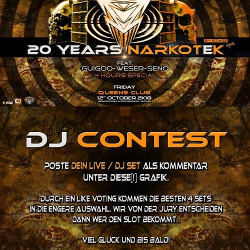 20 Years Narkotek @ QUEEN'S CLUB - Contest Mix