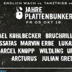 Marcel Knopp - Endlich Wach vs. Tanztrieb pres. 6 Jahre PLATTENBUNKER @ MTW, Offenbach (05.10.2018)