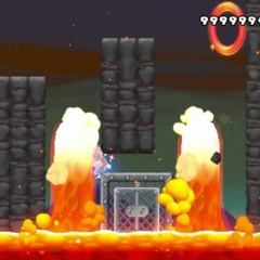 New Super Mario Bros DS volcano