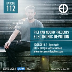Electronic Devotion Episode 112 (08 October 2018) guest Cotumo