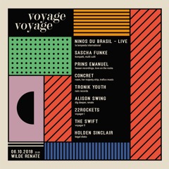 Voyage Voyage 06/10/18 radio teaser for BLN.fm by Sascha Funke