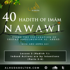 Forty Hadith: Lesson 3 (Hadith 1) Indeed Actions are by Intentions (Parts 3-6)