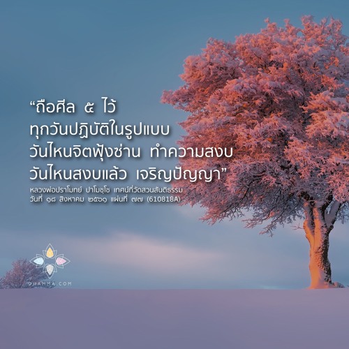 สิ่งที่หลวงพ่อสอน :: หลวงพ่อปราโมทย์ ๑๘ ส.ค. ๒๕๖๑ (610818A)
