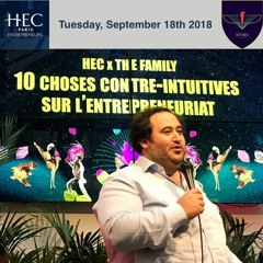 Conférence HEC Entrepreneurs - Oussama Ammar