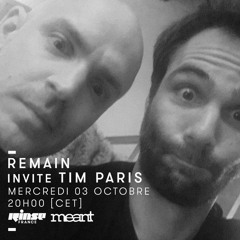 Rinse FM Podcast - Remain with Tim Paris - October 2018