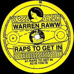 Warren Raww - Raps To Get In Out now on Andarta