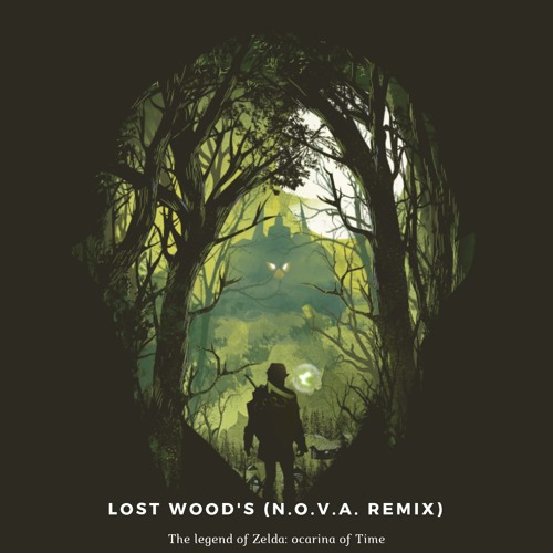 Legend of Zelda Ocarina of Time Travel Poster - Lost Woods by Dean