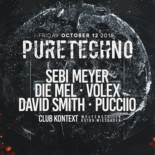 PUCCIIO @ PureTechno [Kontext, Wiesbaden] 12.10.18