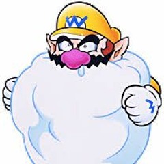 "Snowman Wario" in the style of Wario Land 4