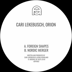 Cari Lekebusch, Orion - Foreign Shapes (Original Mix) (Absence Of Facts)