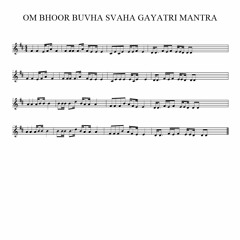 OM BHOOR BUVHA SVAHA GAYATRI MANTRA