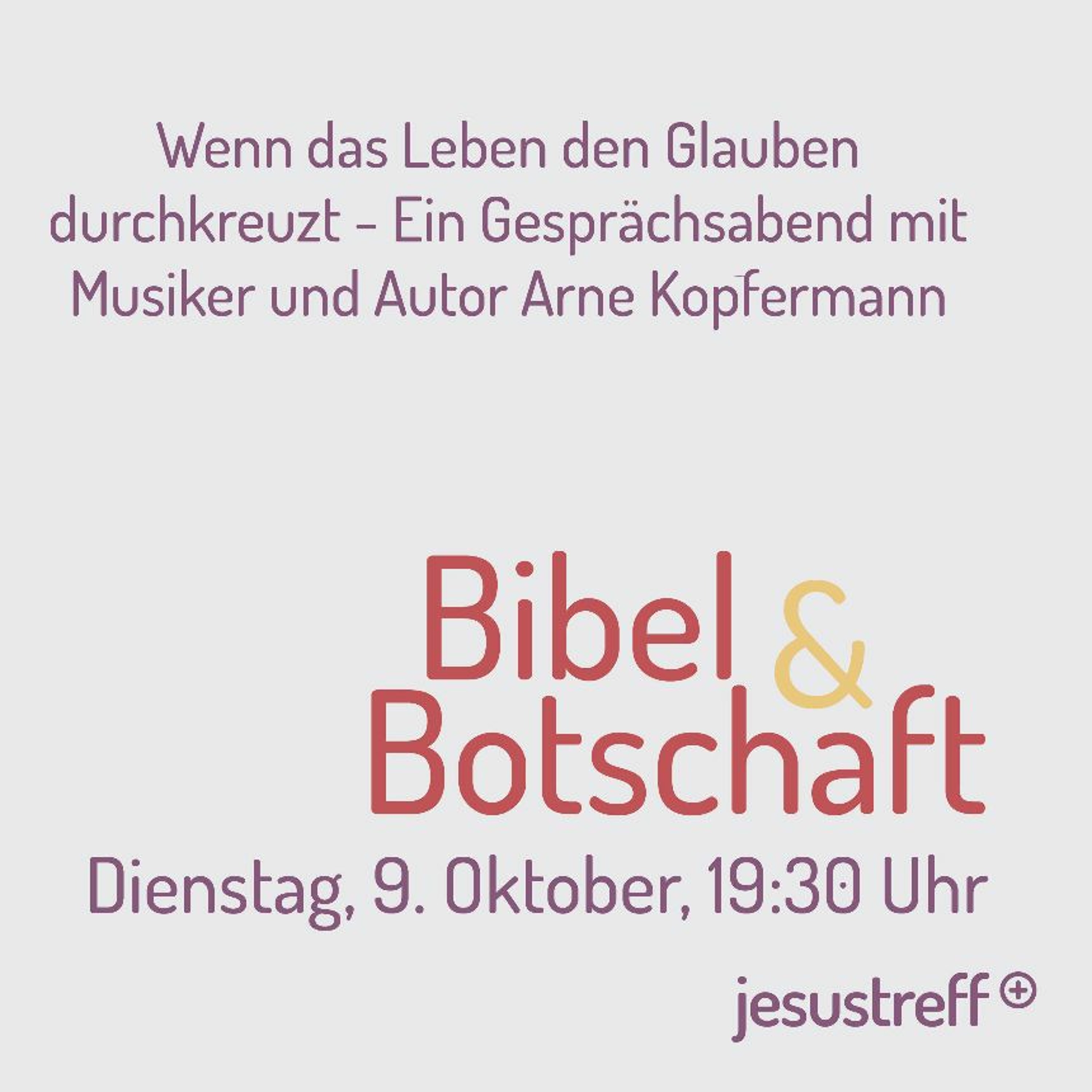 Arne Kopfermann | Wenn das Leben den Glauben durchkreuzt | 09.10.2018 episode artwork