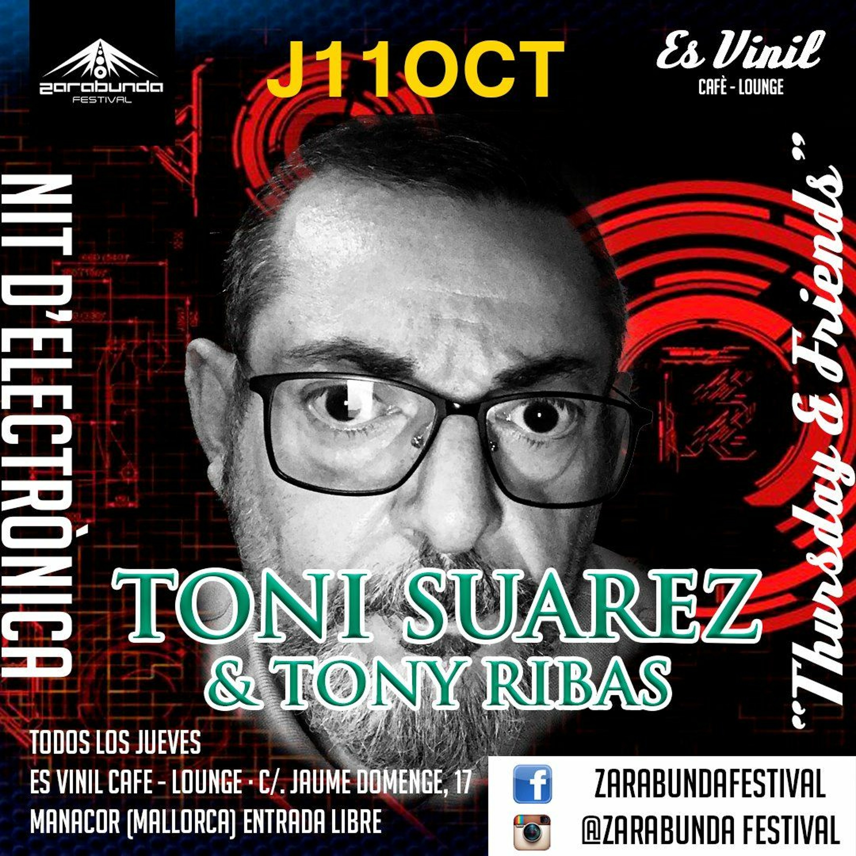 Toni Suarez B2b Toni Ribas "Thurdays & Friends" episode artwork
