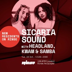 Sicaria Sound with Headland, Kwam & Samba - 16th October 2018