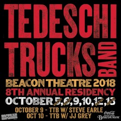 Anyday: Tedeschi Trucks Band: Beacon Theater, NYC, NY  10/10/18