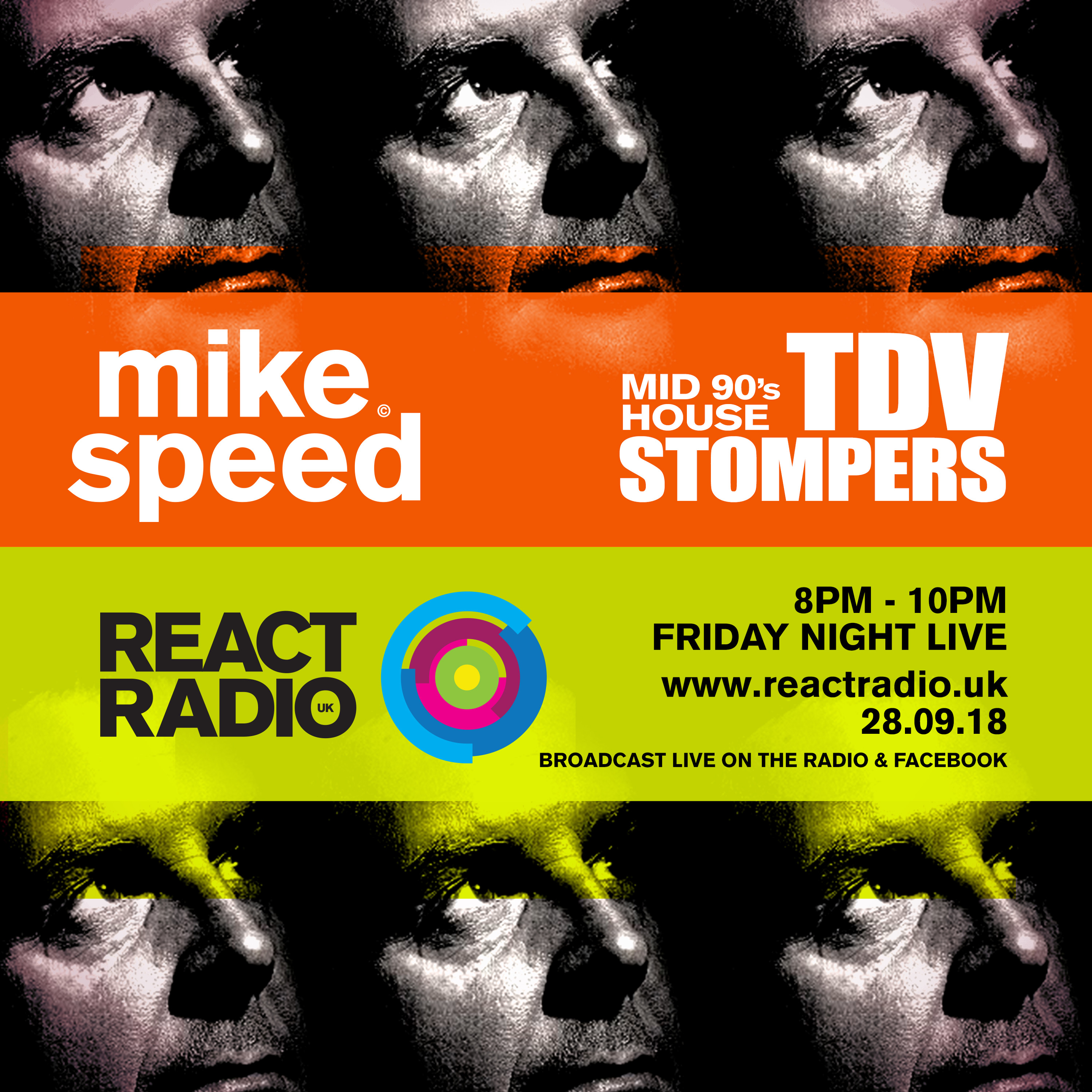 Mike Speed | React Radio UK Show | www.reactradio.uk | Underground & Oldskool Beats