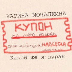 КАРИНА МОЧАЛКИНА - Какой Же Я Дурак
