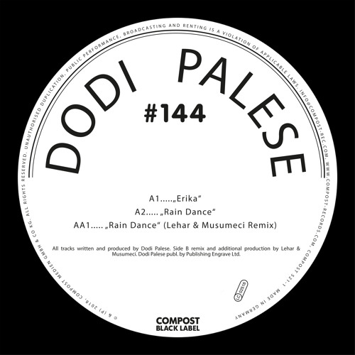 Premiere: Dodi Palese - Rain Dance (Lehar & Musumeci Remix)