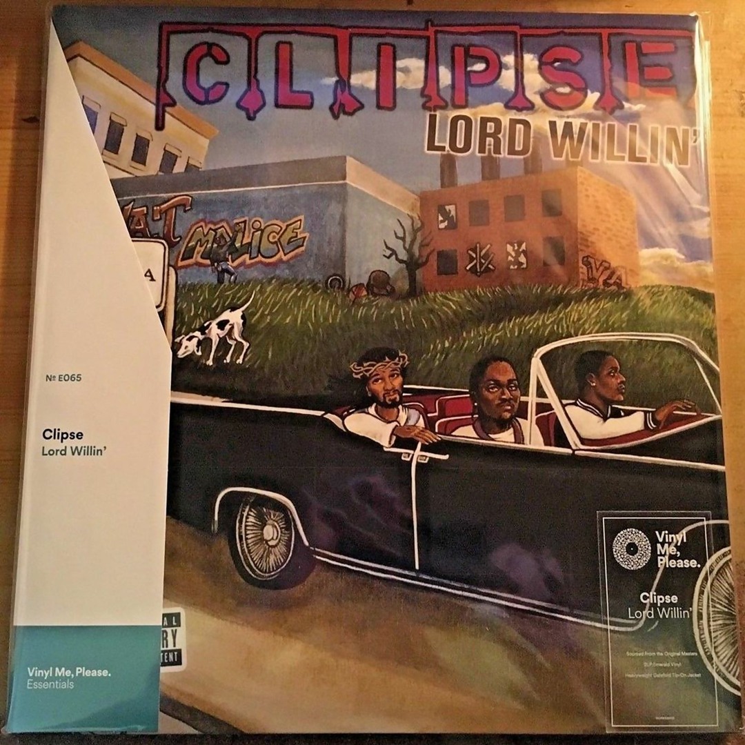 CLIPSE VINYL SAMPLER LORD WILLIN’ clipse-lordwillin-blackvinyl-1