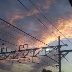 海と夕焼け(構成完成)