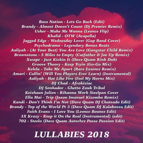Lullabies 2018 Mix