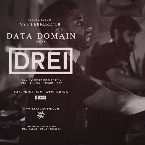 Data Domain Live @ DREI Techno Radio
