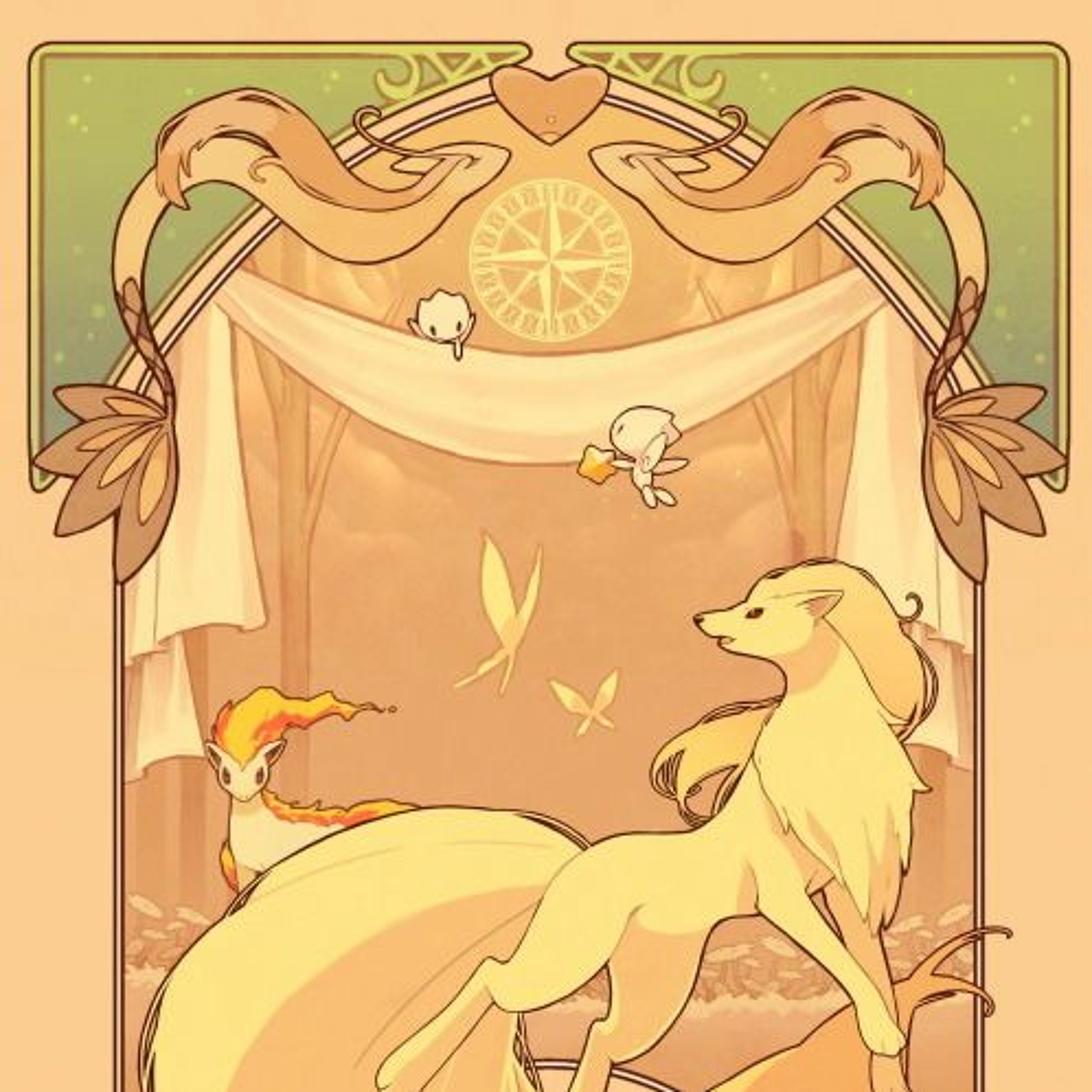 Azuki's Ninetails WIP episode artwork