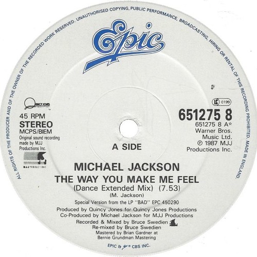 M J a c k s o n - Waaaay Ya Make Me Feeeeeeeel (Uncle Jam Groovestrumental Mix)