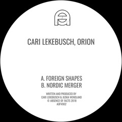 Premiere: Cari Lekebusch & Orion - Foreign Shapes [Absence of Facts]