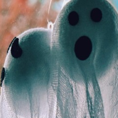 Broken Gravestones and Autumn Leaves